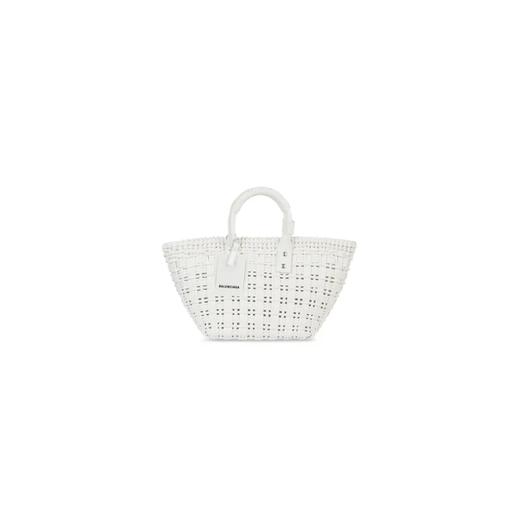 Borsa Bistro Xs Basket Con Tracolla da Donna in Bianco