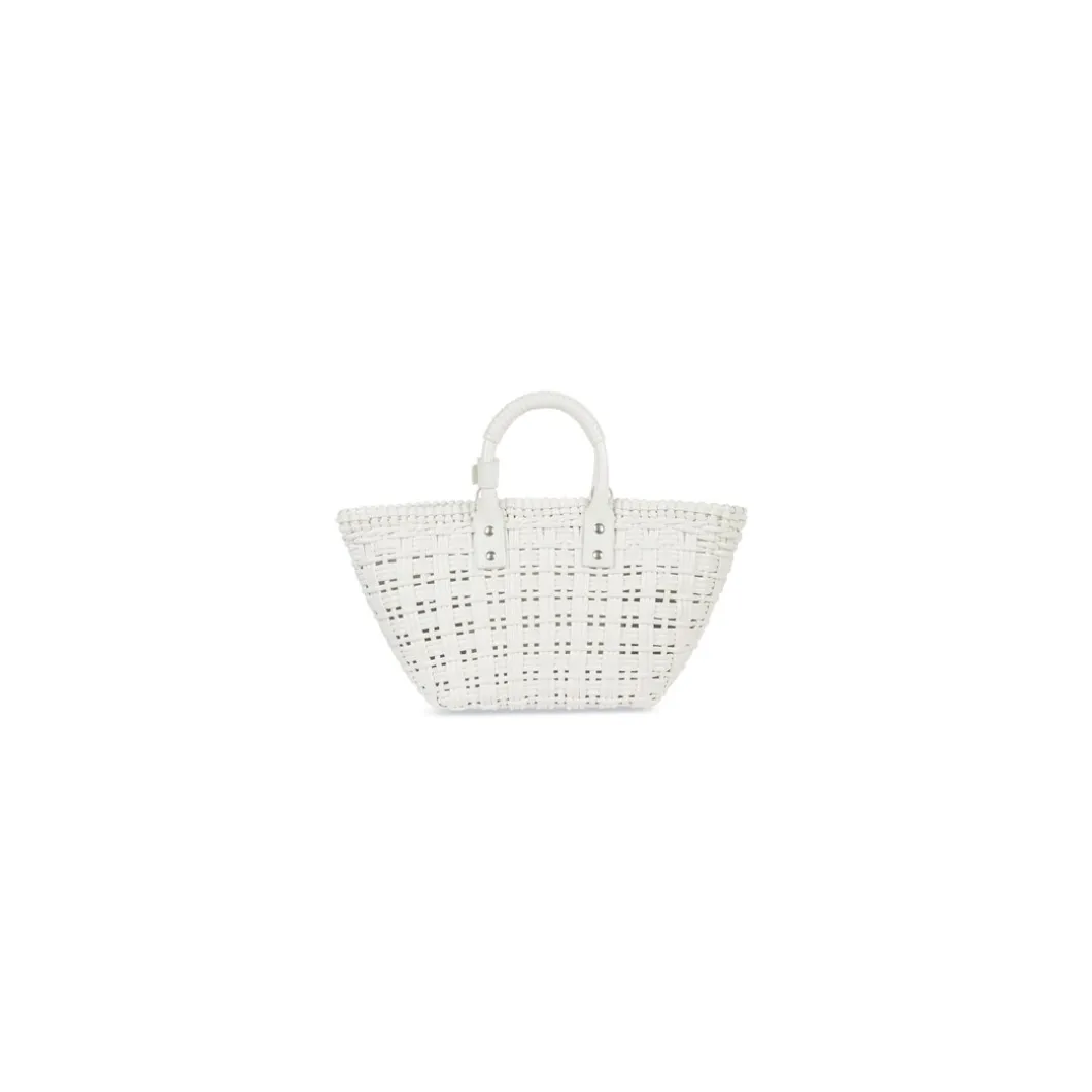 Borsa Bistro Xs Basket Con Tracolla da Donna in Bianco