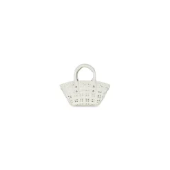 Borsa Bistro Xxs Basket Con Tracolla da Donna in Bianco