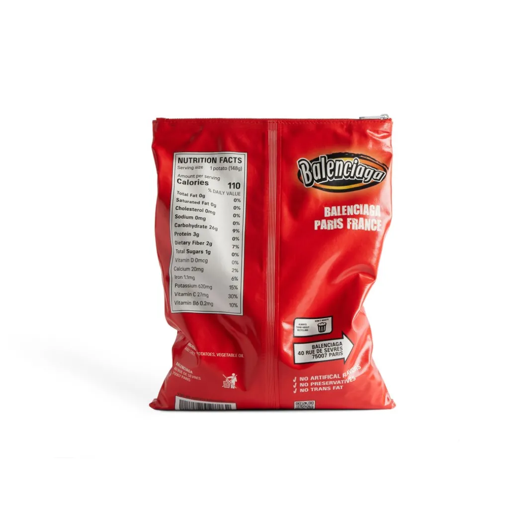 Borsa Chips in Rosso