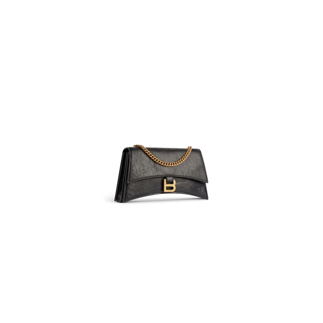 Borsa Con Catena Crush Xs da Donna in Nero