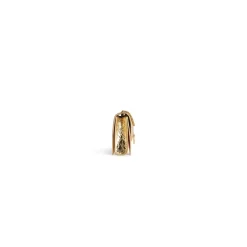 Borsa Con Catena Crush Xs Metallizzata Con Lavorazione Coccodrillo  da Donna in Oro