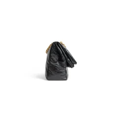 Borsa Con Catena Monaco Media  da Donna in Nero