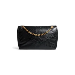 Borsa Con Catena Monaco Media  da Donna in Nero