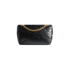 Borsa Con Catena Monaco Piccola da Donna in Nero