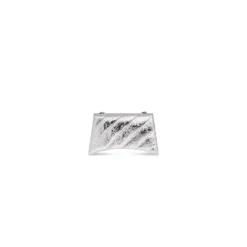 Borsa Crush Con Catena Xs Trapuntata E Metallizzata  da Donna in Argento