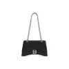 Borsa Crush Piccola Con Catena  da Donna in Nero