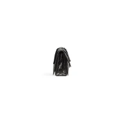 Borsa Crush Piccola Trapuntata Con Catena da Donna in Nero