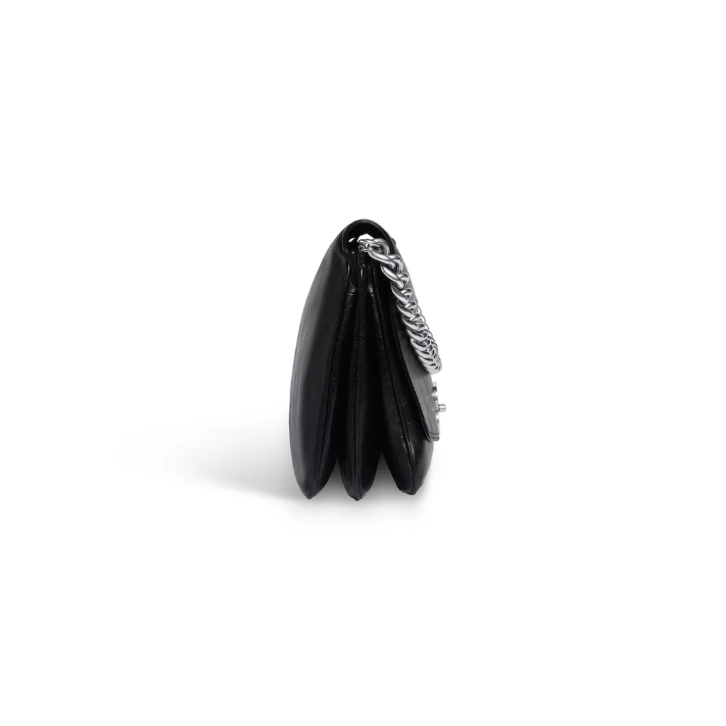 Borsa Flap Bb Soft Grande da Donna in Nero