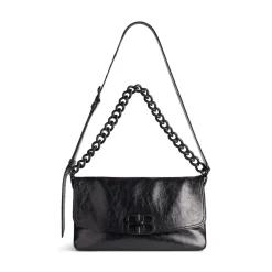 Borsa Flap Bb Soft Media in Nero