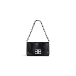 Borsa Flap Bb Soft Piccola da Donna in Nero