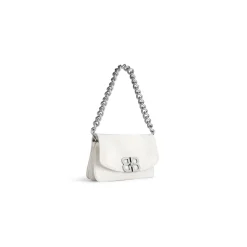 Borsa Flap Bb Soft Piccola  da Donna in Bianco Ottico