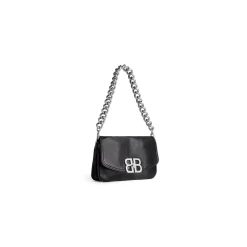 Borsa Flap Bb Soft Piccola  da Donna in Nero
