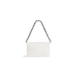 Borsa Flap Bb Soft Piccola  da Donna in Bianco Ottico