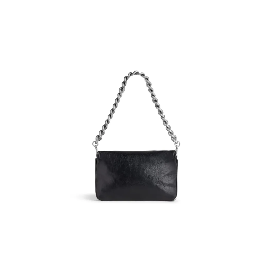 Borsa Flap Bb Soft Piccola da Donna in Nero