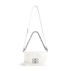 Borsa Flap Bb Soft Piccola  da Donna in Bianco Ottico