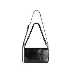 Borsa Flap Bb Soft Piccola  in Nero