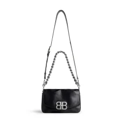 Borsa Flap Bb Soft Piccola da Donna in Nero