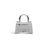 Borsa Hourglass Metal Xs  da Donna in Argento