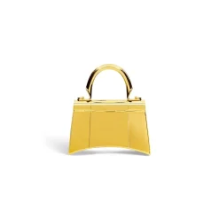 Borsa Hourglass Metal Xs  da Donna in Oro
