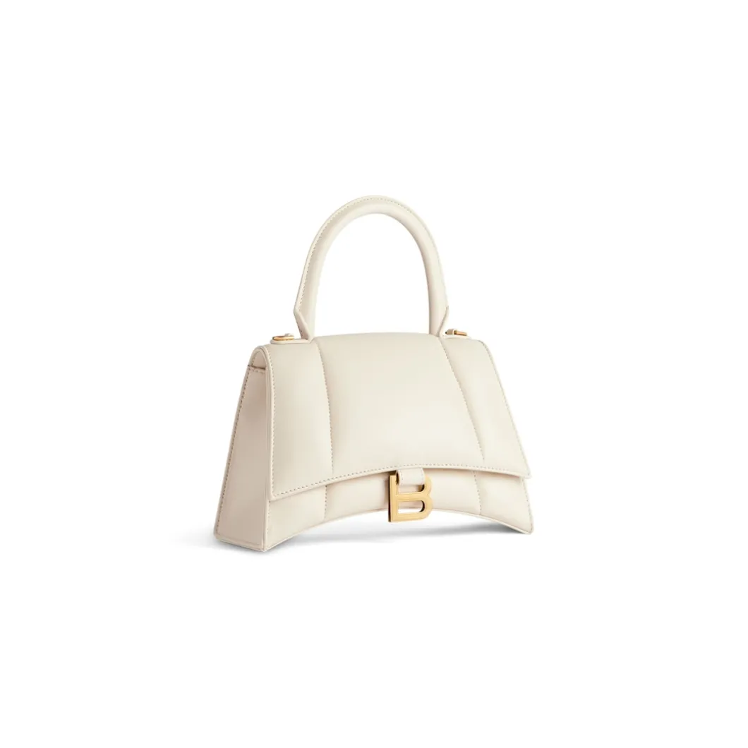 Borsa Hourglass Piccola da Donna in Beige Chiaro