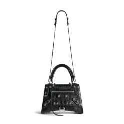 Borsa Hourglass X Le Cagole Media da Donna in Nero