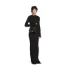 Borsa Hourglass Xs Con Fiocchi In Satin da Donna in Nero