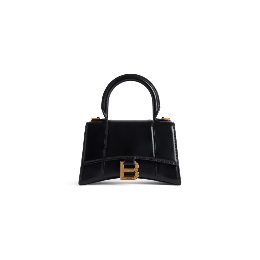 Borsa Hourglass Xs da Donna in Nero