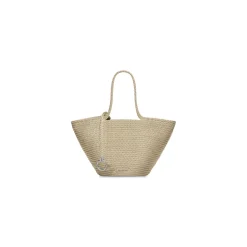 Borsa Ibiza Large Basket da Donna in Beige