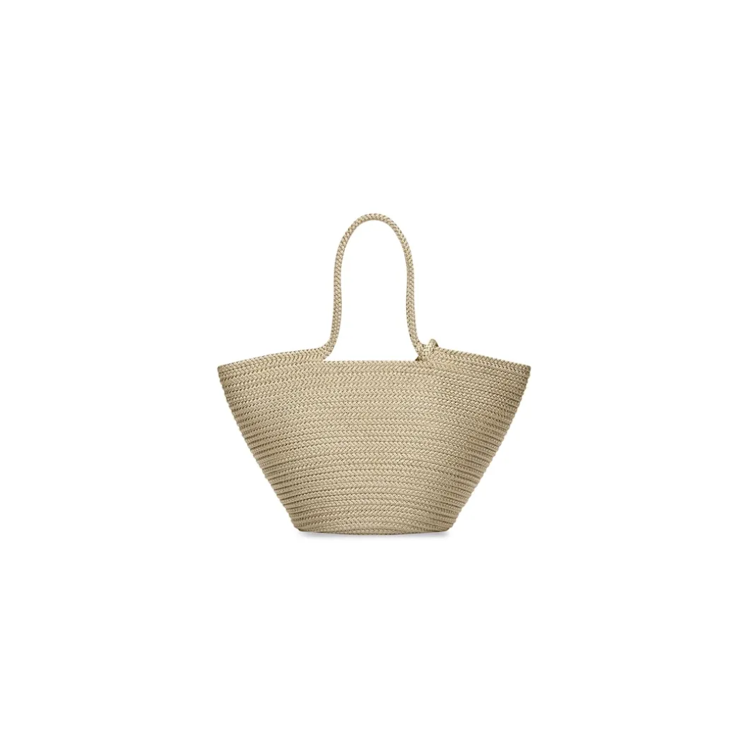 Borsa Ibiza Large Basket da Donna in Beige