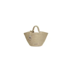 Borsa Ibiza Small Basket Con Tracolla  da Donna in Beige
