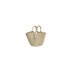 Borsa Ibiza Small Basket Con Tracolla  da Donna in Beige