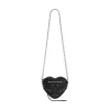 Borsa Le Cagole Heart Mini  da Donna in Nero