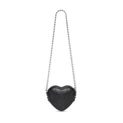 Borsa Le Cagole Heart Mini da Donna in Nero