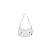Borsa Le Cagole Mini Con Catena da Donna in Bianco Sporco