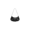 Borsa Le Cagole Mini Con Catena da Donna in Nero