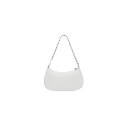 Borsa Le Cagole Mini Con Catena da Donna in Bianco Sporco