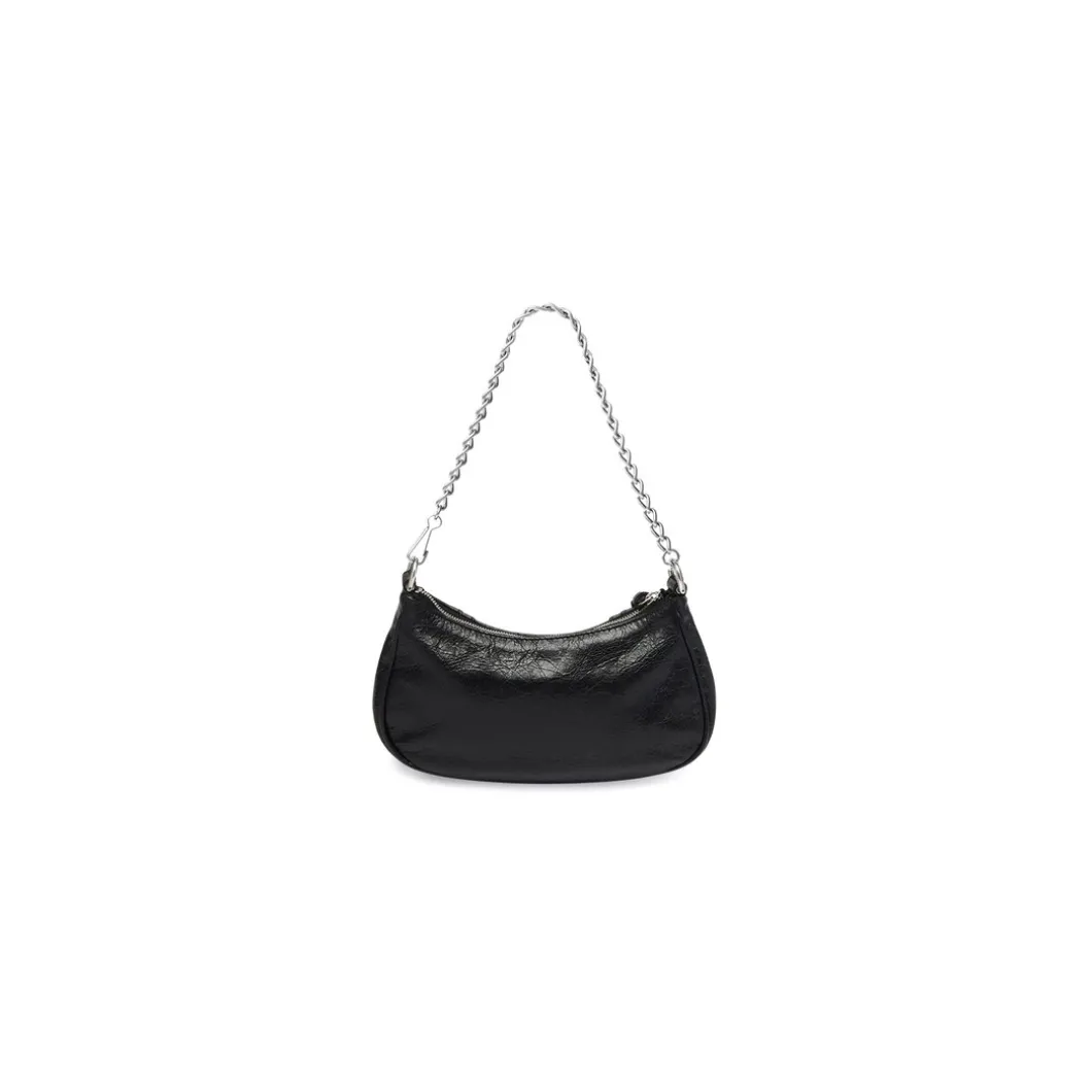 Borsa Le Cagole Mini Con Catena da Donna in Nero