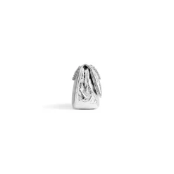 Borsa Monaco Mini Metallizzata  da Donna in Argento
