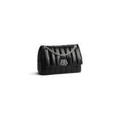 Borsa Monaco Mini Trapuntata  da Donna in Nero