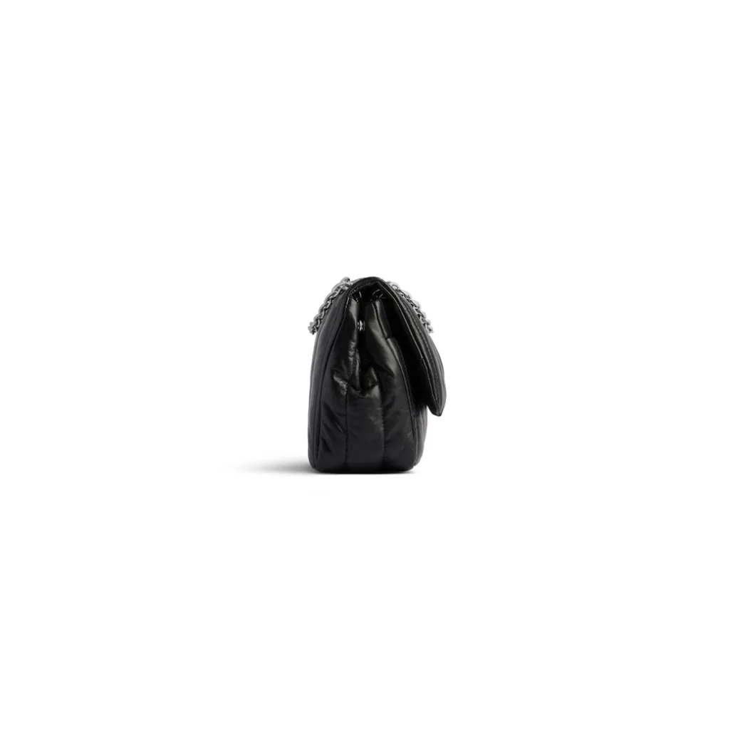 Borsa Monaco Mini Trapuntata da Donna in Nero