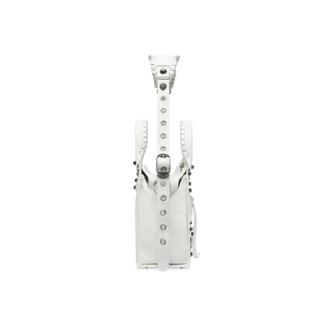 Borsa Neo Cagole City Piccola da Donna in Bianco Ottico