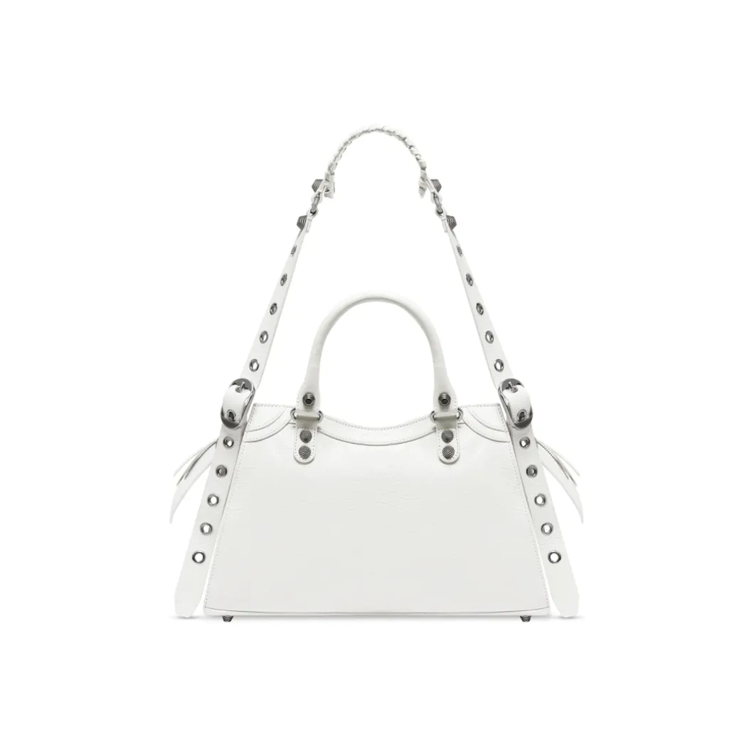 Borsa Neo Cagole City Piccola da Donna in Bianco Ottico