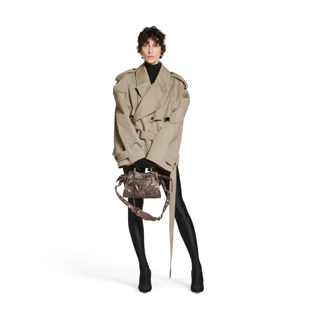 Borsa Neo Cagole Xs Metallizzata da Donna in Bronzo