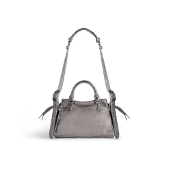 Borsa Neo Cagole Xs Metallizzata da Donna in Argento