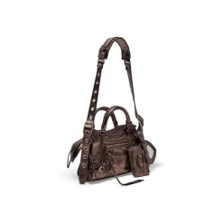 Borsa Neo Cagole Xs Metallizzata da Donna in Bronzo