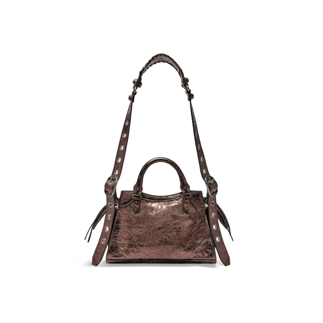 Borsa Neo Cagole Xs Metallizzata da Donna in Bronzo