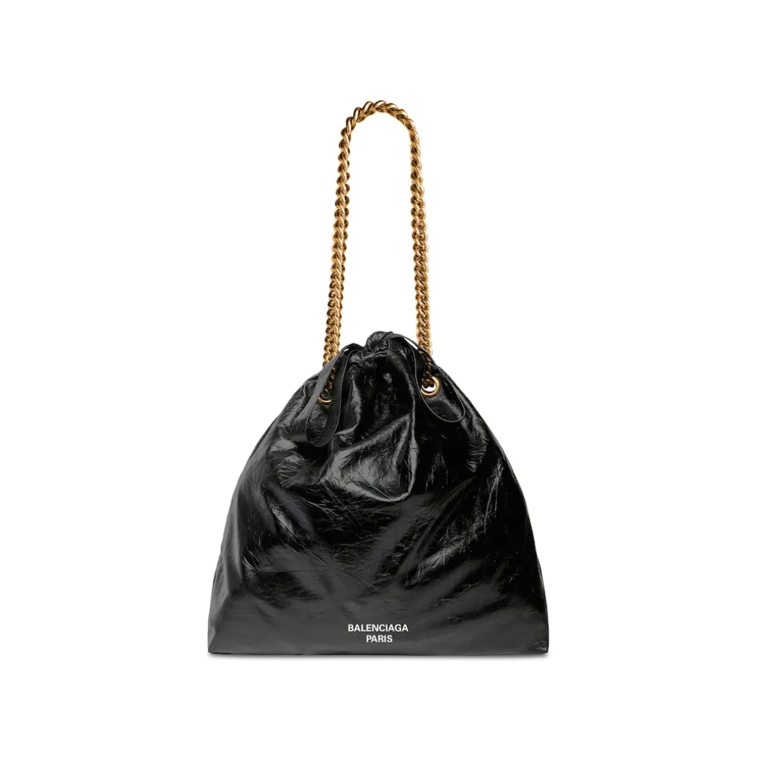 Borsa Tote Crush Media da Donna in Nero