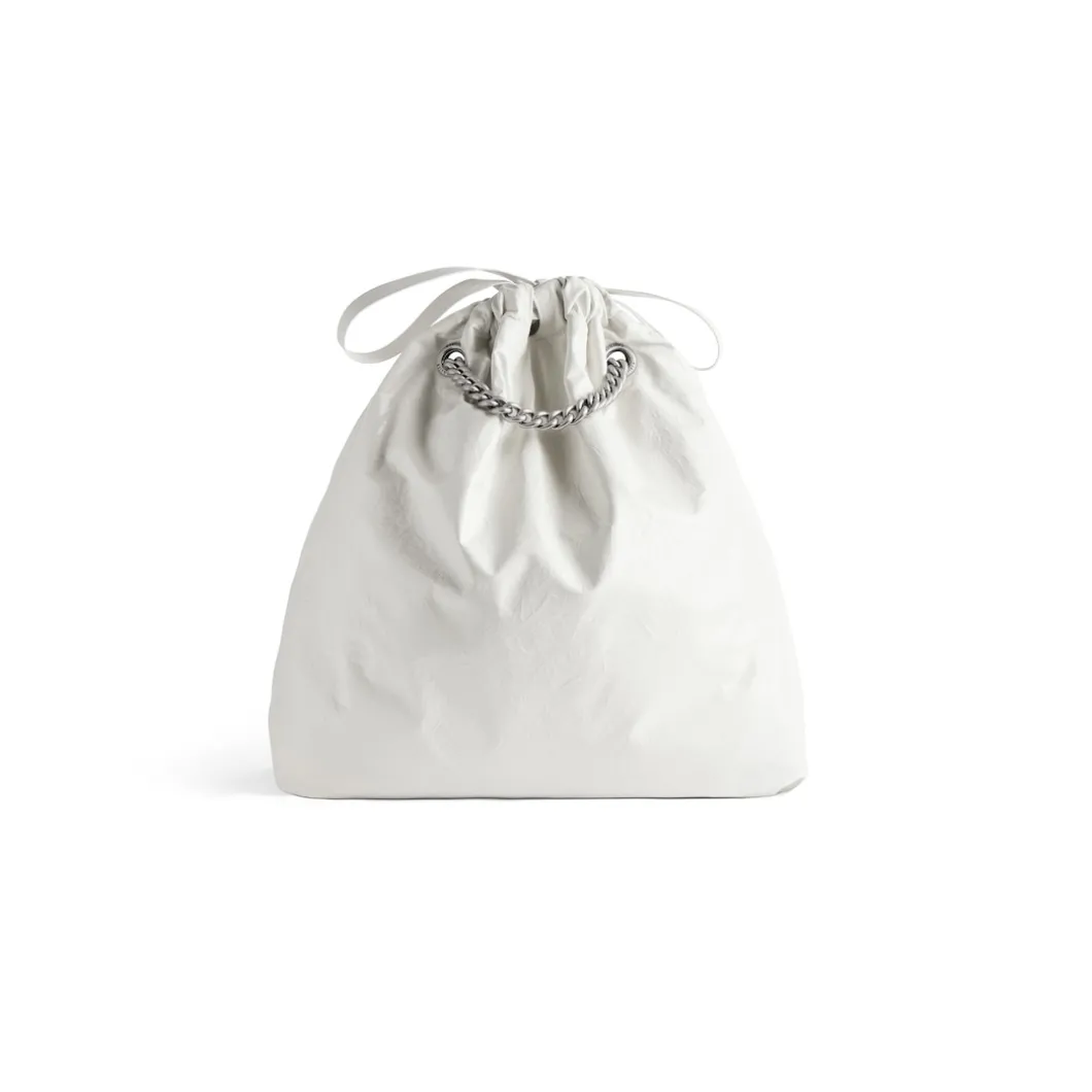 Borsa Tote Crush Media da Donna in Bianco
