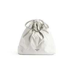 Borsa Tote Crush Media da Donna in Bianco